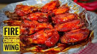 FIRE CHICKEN WING PEDAS MANTAP