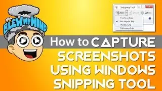 How to capture the screenshots using Microsoft windows desktop snipping tool in 2 EASY steps