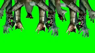 Zombies arms green screen Hd|round creat|zombie hands green screen Hd|Halloween/Horror effects