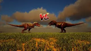 T-REX VS JURASSIC PARK T-REX | WHO IS BETTER? | ARK 2023