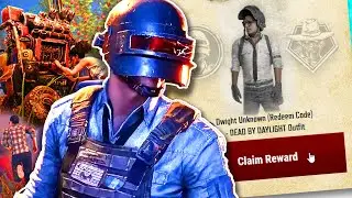 HOW TO GET THE FREE DWIGHT PUBG SKIN IN DEAD BY DAYLIGHT... | PUBG DBD Event Gameplay