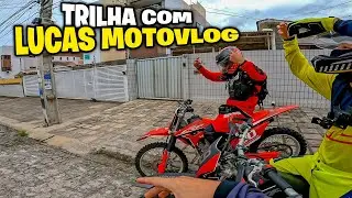 TRILHA DE MOTO COM LUCAS MOTOVLOG, ELE VOLTOU AO YOUTUBE!