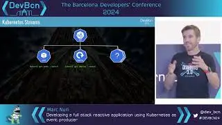 Developing a full stack reactive application using Kubernetes as event producer