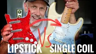 Lipstick Vs Single Coil Pickups  IN THE SAME GUITAR!
