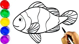 How to Draw a Fish Easy || #माछा #मछली #মাছ