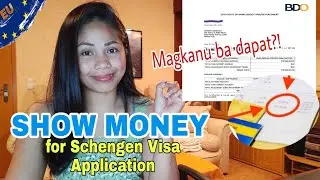Show Money for Schengen Visa Application+TIPPS 