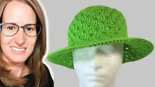 EASY Crochet Sun Hat / Crochet Bucket Hat Tutorial #crochetbuckethat