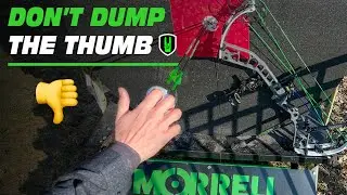 DON'T DUMP THE THUMB or your groups will be CRAP! This is critical to handheld release accuracy.