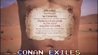 MUST  FIND  SHELTER! (CONAN EXILES)