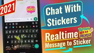 Text to Sticker Message !! Trending Keyboard App. 