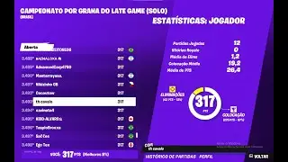CAMPEONATO RÁPIDO LATE GAME COMO FUI