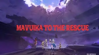 Mavuika saves Everyone from Night Kingdom Abyss Cutscene HD Genshin Impact