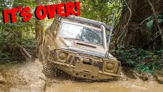 Swanston Track got VERY muddy! Finishing our adventure SOLO!