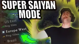 Mason Goes Super Saiyan Try Hard Mode in EUROPE SERVERS!