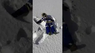 #angel #snowangels #snow #river #volgariver #sun