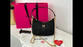 сумка PINKO MINI LOVE HALF MOON NYLON оригинал || доступна к заказу на сайте maisonbuyer.ru