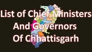 List of Chief Ministers and Governors of Chhattisgarh