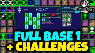 FULL BASE 1 + CHALLENGES // UNNAMED SPACE IDLE ep.9