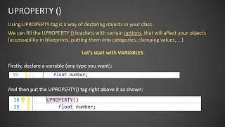 NEW Unreal Engine  C+'+ tutorial PART 2: Class setup, adding variables, UPROPERTY()
