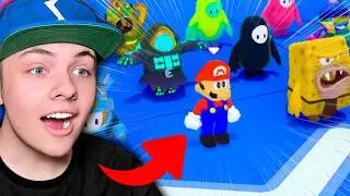 Playing As MARIO In Fall Guys!