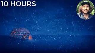 Blizzard Snowstorm & Arctic Howling Wind Sounds for Sleeping, Relaxing, & Insomnia | Igloo Ambience