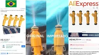 TESTE:  Bico injetor do Aliexpress - Será que é  bom?