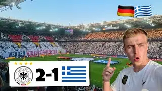 DEUTSCHLAND vs GRIECHENLAND 2:1 Stadion Vlog🇩🇪 Major Tom & Pyrotechnik im Borussia Park!