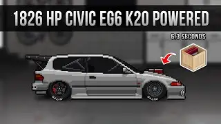 PIXEL CAR RACER HONDA CIVIC EG6 DRAG BUILD