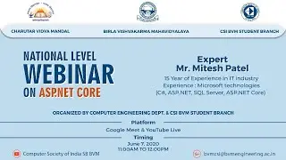 National level webinar on ASP.NET Core