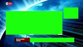 Revolutionizing News Coverage: BREAKING NEWS LIVE with Big and Small Window Green Screen Magic!
