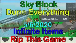 (NEW!WORKING) Sky Block 🌴 [BETA] Dupe Items Script || DUPE EVERYTHING || TRY FAST BEFORE PATCHED!