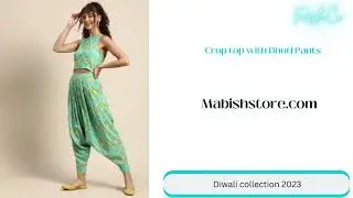 DONT MISS Dhoti pant crop top | This Diwali's best collection | FashCo