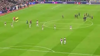 Aston Villa against Bayern Munich pre-game atmosphere Champions League