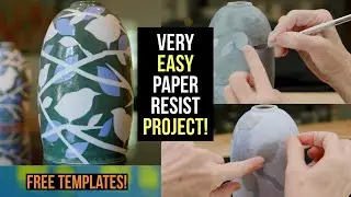 EASY Paper Resist Project - FREE TEMPLATES!