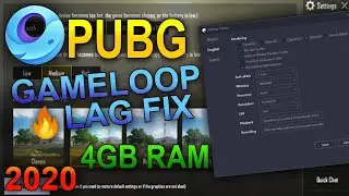 Gameloop 100% Lag Fix Guaranteed | Best Emulator Settings for PUBG | SEASON14 FPS BOOST(high end pc)