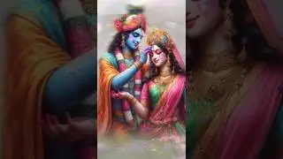 Happy Holi😊 #shorts #holi #radhakrishna