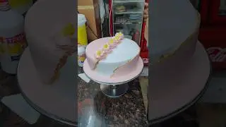 Girls Birthday Beautifull Cake Design #cake #shorts #girlcake