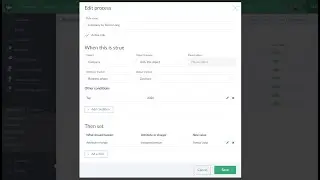 How to create an automatic process / workflow (multiple conditions)