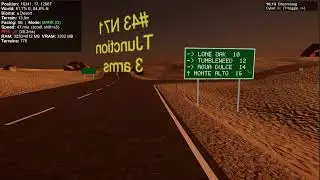 Procedural 20km Desert World in Unity HDRP. Roads, Intersections, Signs & Terrain Streaming