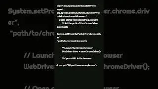 Selenium Webdriver Code for Launch Browser in Java