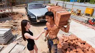 Wife abandoned bricklayer,but next second he's exposed as a trillion tycoon