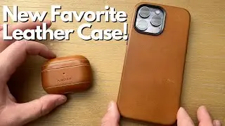 Andar Aspen Leather Case for iPhone 14 Pro Max Review - Andar Capsule Airpods Pro Review