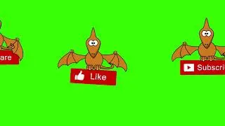 TOP8 Like Share Subscribe Green Screen Animations! [Free Download]