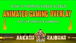 How To Remove Green Screen From Animated Overlay | How To Convert Animated Overlay From Mp4 to GIF