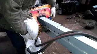 Удлинение рамы Газели на заклепках. Самый простой метод.