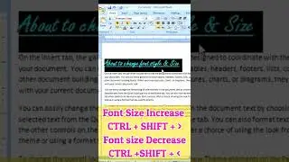 How to Change Font Style and Size in MS Word? 