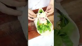 The Best Lunch Wrap in the World #shorts #wrap #teenlunch