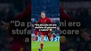 Dybala racconta di quando stava per abbandonare il calcio e cambiare sport😰 #calcio #Dybala #asroma