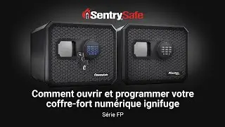 How to Open and Program a SentrySafe FP Series Digital Safe (French Canadian)