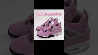 Pink Jordan 4s 😍 #jordan4 #sneakers